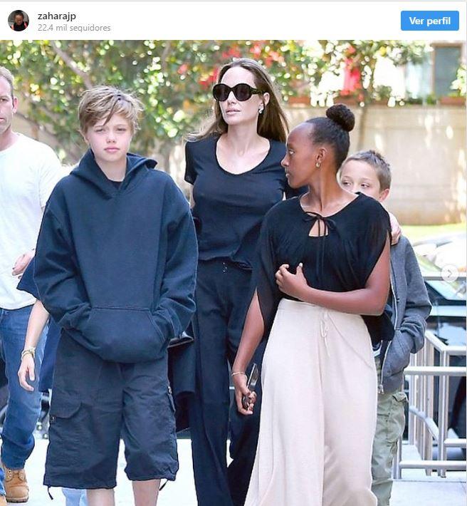 Zahara, hija de Angelina Jolie, muestra su estilo en la moda