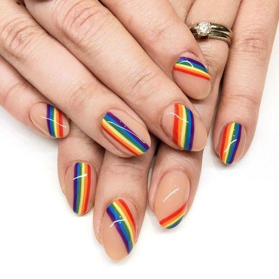 5 diseños de manicure para conmemorar el mes del orgullo LGBT