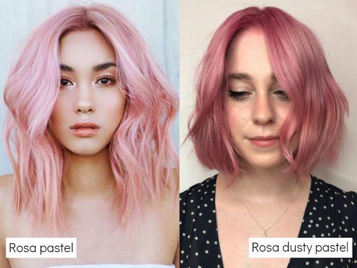 Dusty pastel: la gama de tonos suaves que te ofrece un cabello atrevido y  radiante